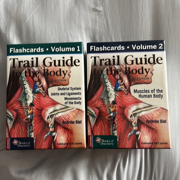 Barnes & Noble Office 2 Trail Guide Of The Body Flash Cards Muscles